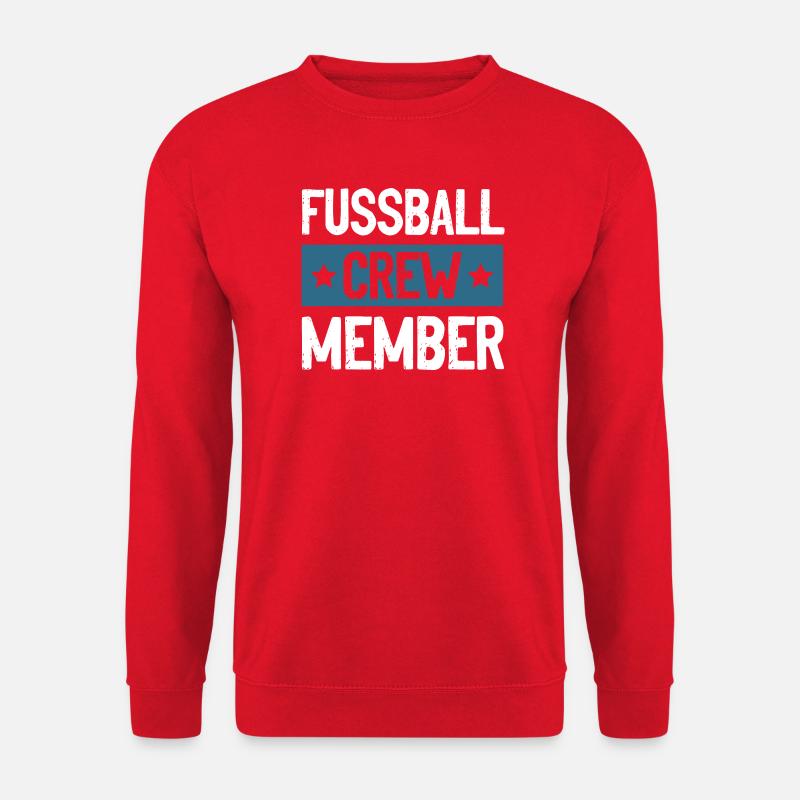 Fussball Crew - Unisex Pullover - Rot