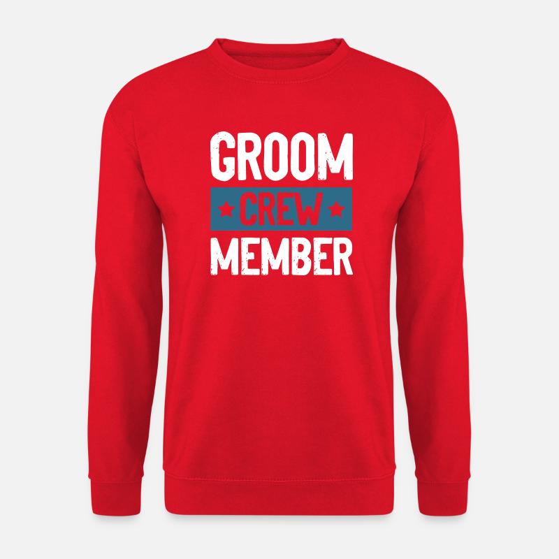Groom Crew - Unisex Sweatshirt - red