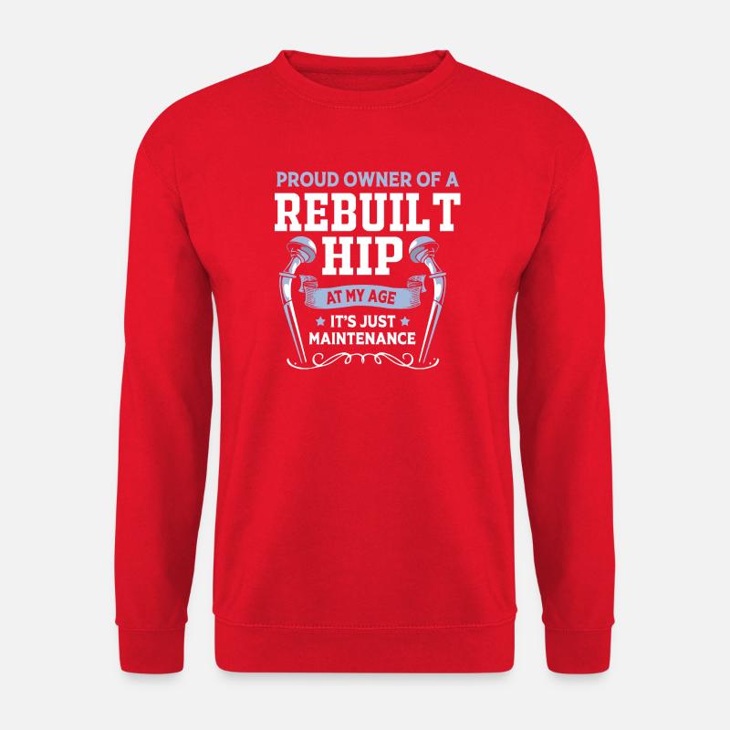 Hips Hips Hip Joint - Unisex Sweatshirt - red