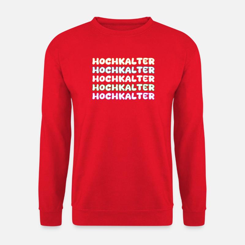 Bergsteigen Hochkalter - Unisex Pullover - Rot
