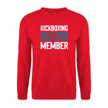 Kickboxing Crew - Unisex Sweatshirt - red - Front - Alina (178cm) & Michal (187cm)
