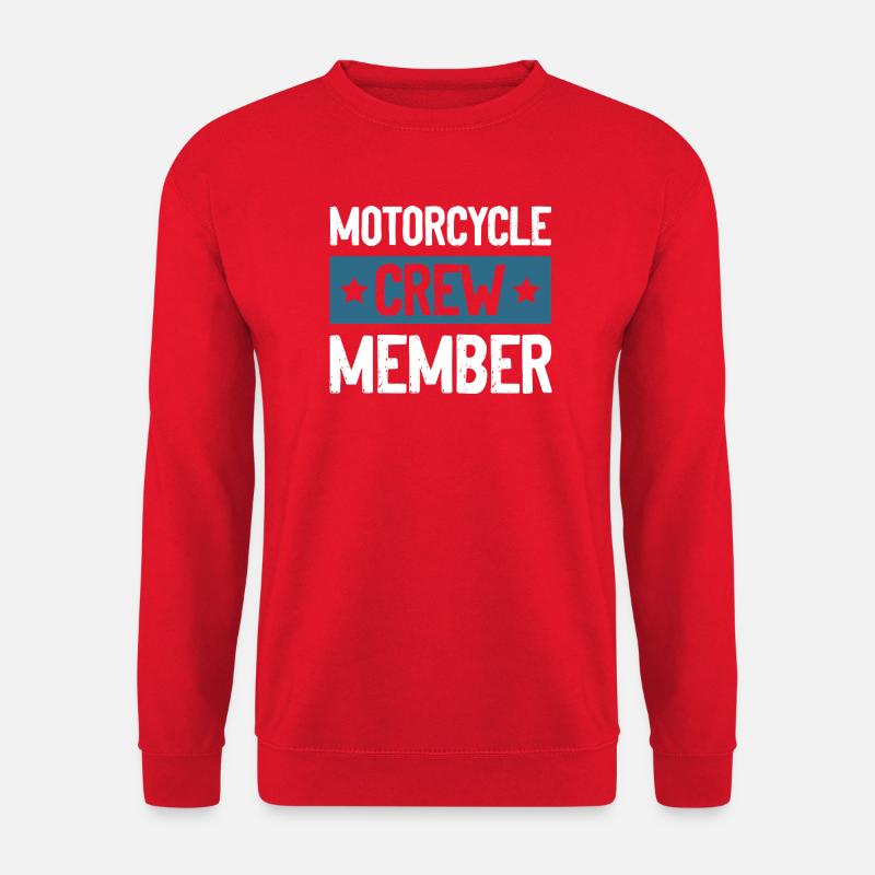 Motorcycle Crew - Unisex Pullover - Rot
