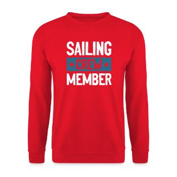 Sailing Crew - Unisex Pullover - Rot - Vorne - Alina (178cm) & Michal (187cm)