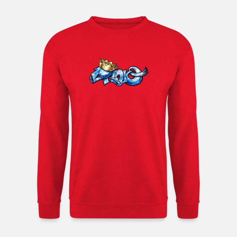 Bleu cano - Sweat-shirt Unisexe - rouge