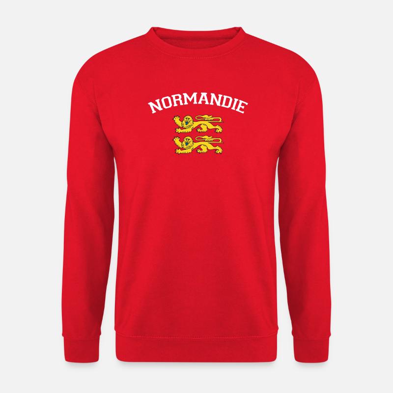 Normandy T-Shirt Humorgeschenk - Unisex Pullover - Rot