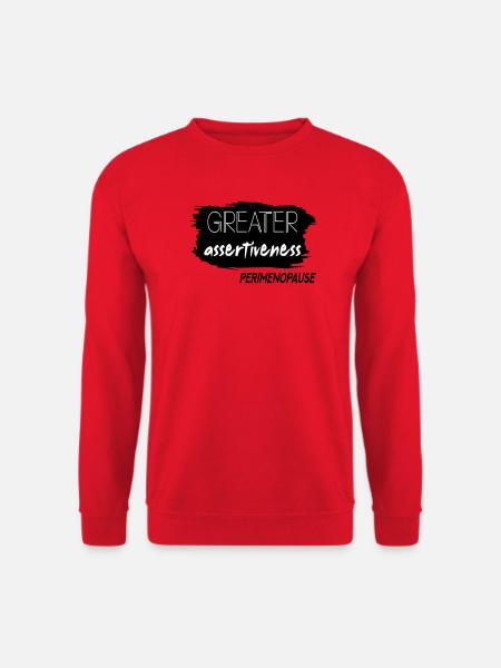 Greater Assertiveness Perimenopause - Unisex Sweatshirt - red