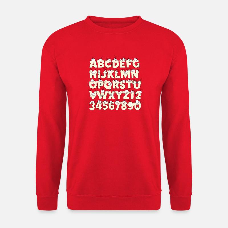 ABC - Sweat-shirt Unisexe - rouge