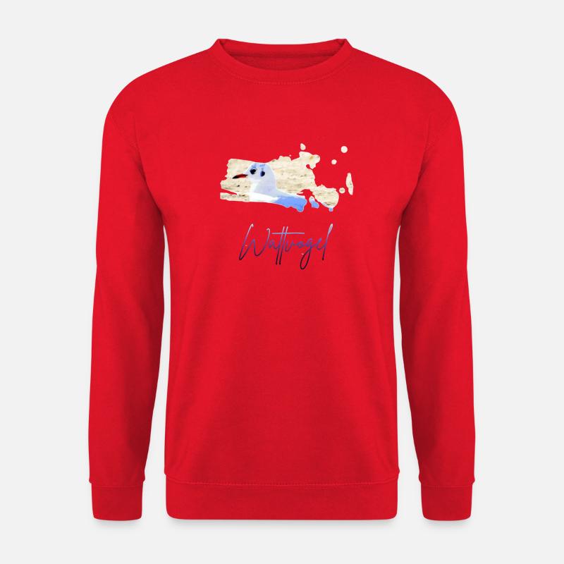 Wattvogel_2 - Sweat-shirt Unisexe - rouge