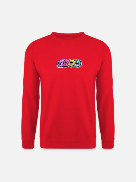 1200 Bubble Graffiti - Unisex Pullover - Rot