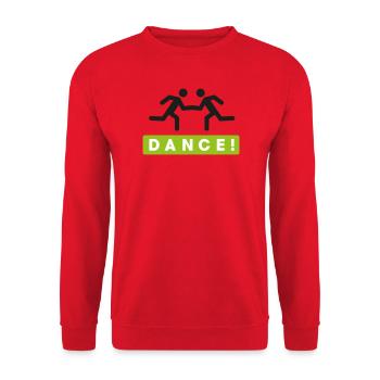 DANCE - Unisex Pullover - Rot - Vorne - Alina (178cm) & Michal (187cm)
