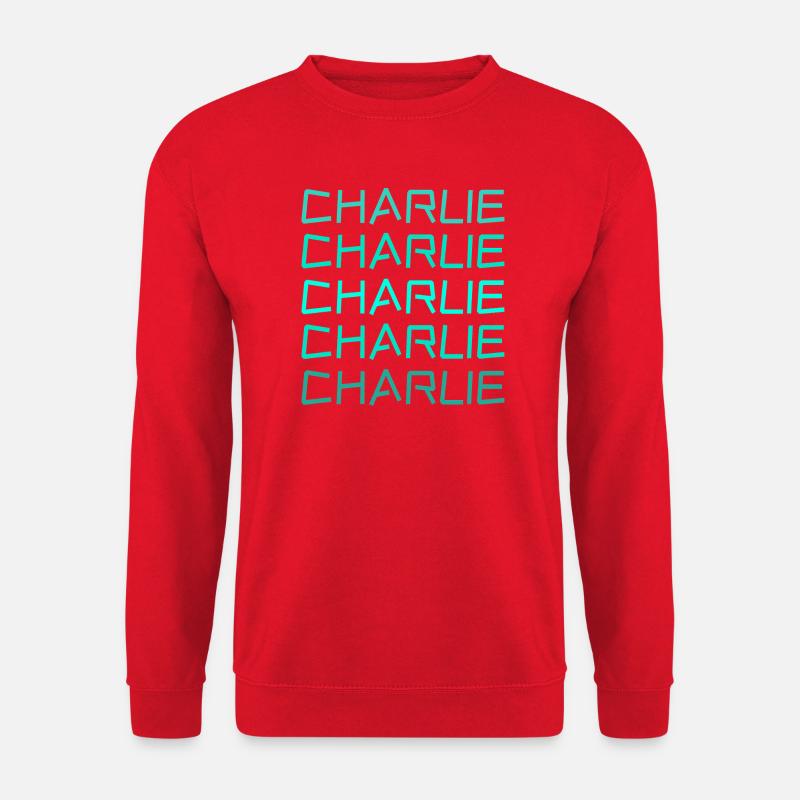 Charlie - Sweat-shirt Unisexe - rouge