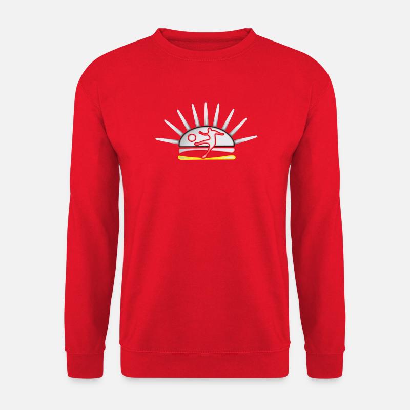 Sun foosball table - Unisex Sweatshirt - red