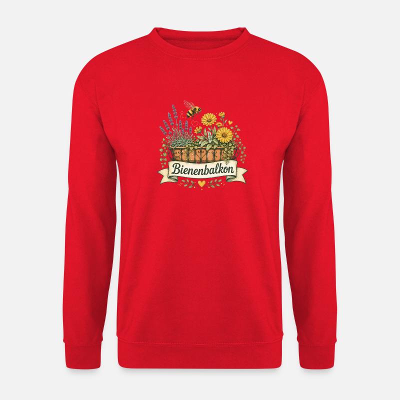Bienenbalkon - Unisex Pullover - Rot