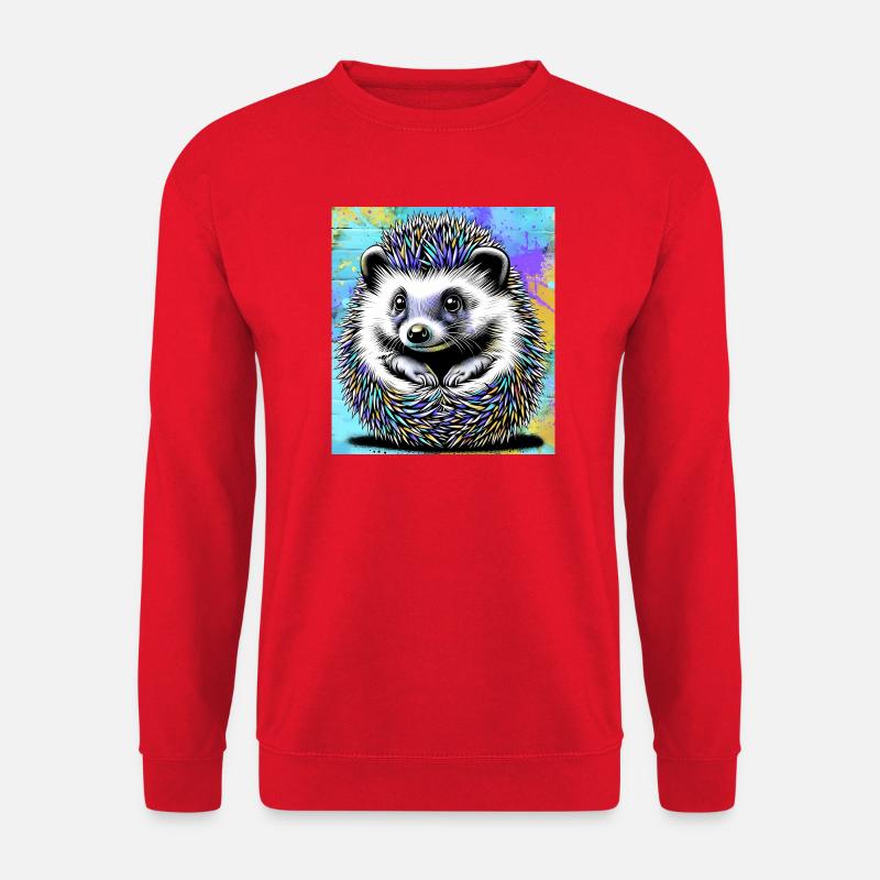 Igel - Unisex Pullover - Rot