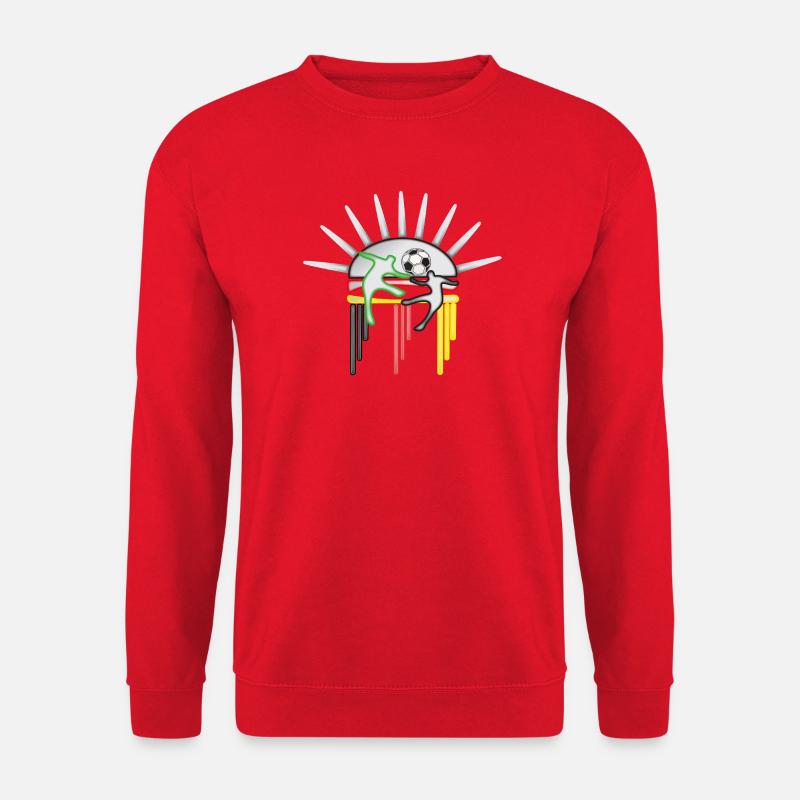 Fußball Fußballspieler - Unisex Pullover - Rot