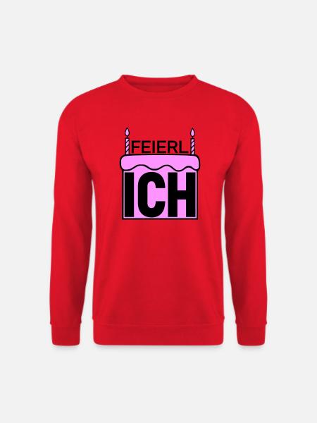 ich feierlich - Unisex Pullover - Rot