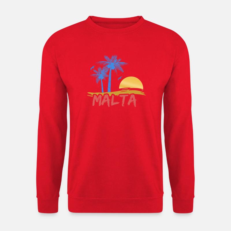 Malte - Sweat-shirt Unisexe - rouge