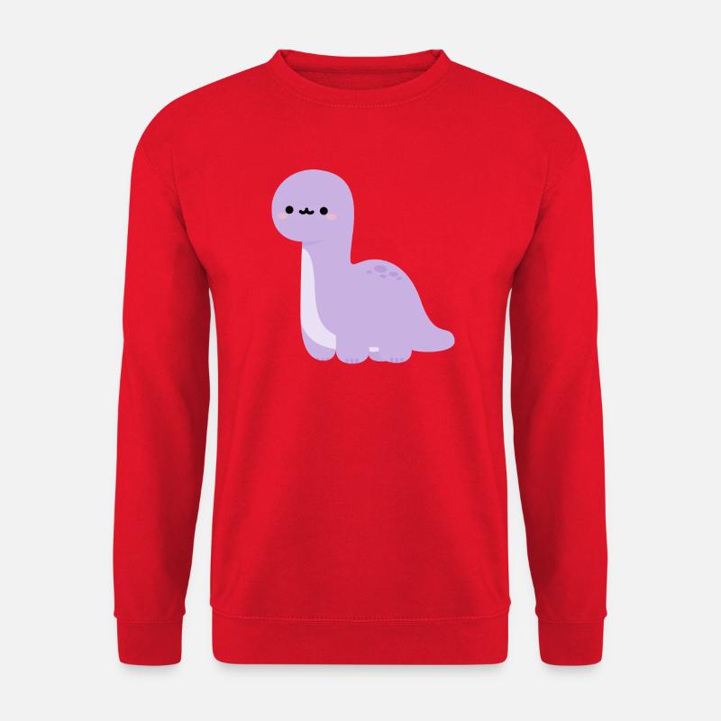 Brachiosaurus Lulu - Unisex Sweatshirt - red