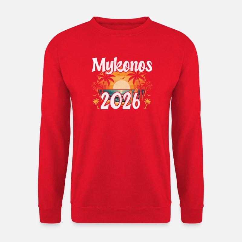 Mykonos 2026 - Unisex Sweatshirt - red
