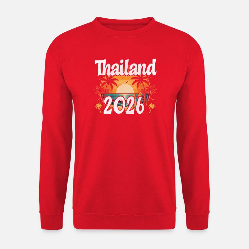 Thailand 2026 - Unisex Pullover - Rot