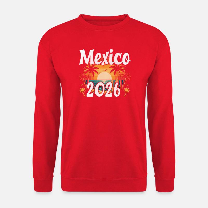 Mexiko 2026 - Unisex Pullover - Rot