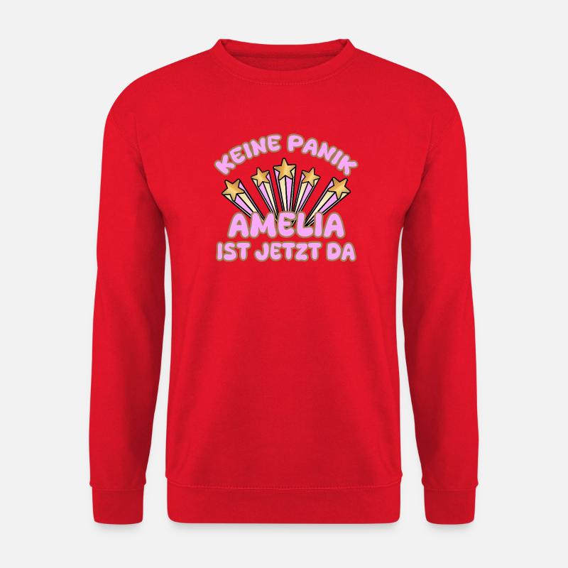 Spruch Amelia - Unisex Pullover - Rot