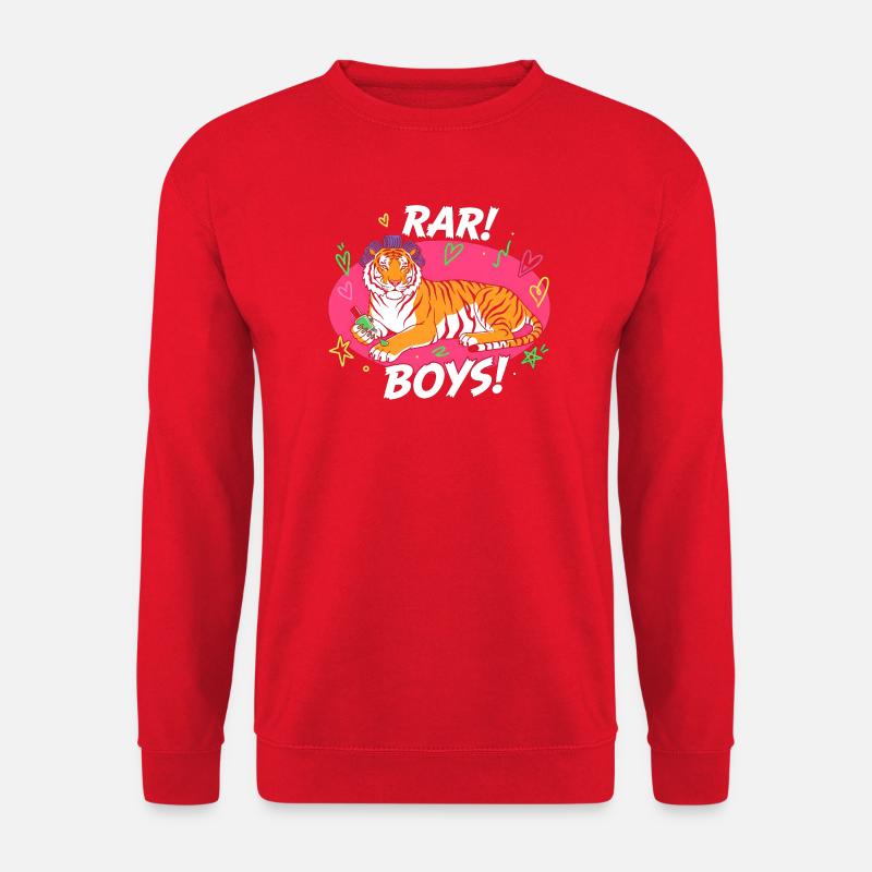 Tiger Lounge RAR BOYS! - Unisex Sweatshirt - red
