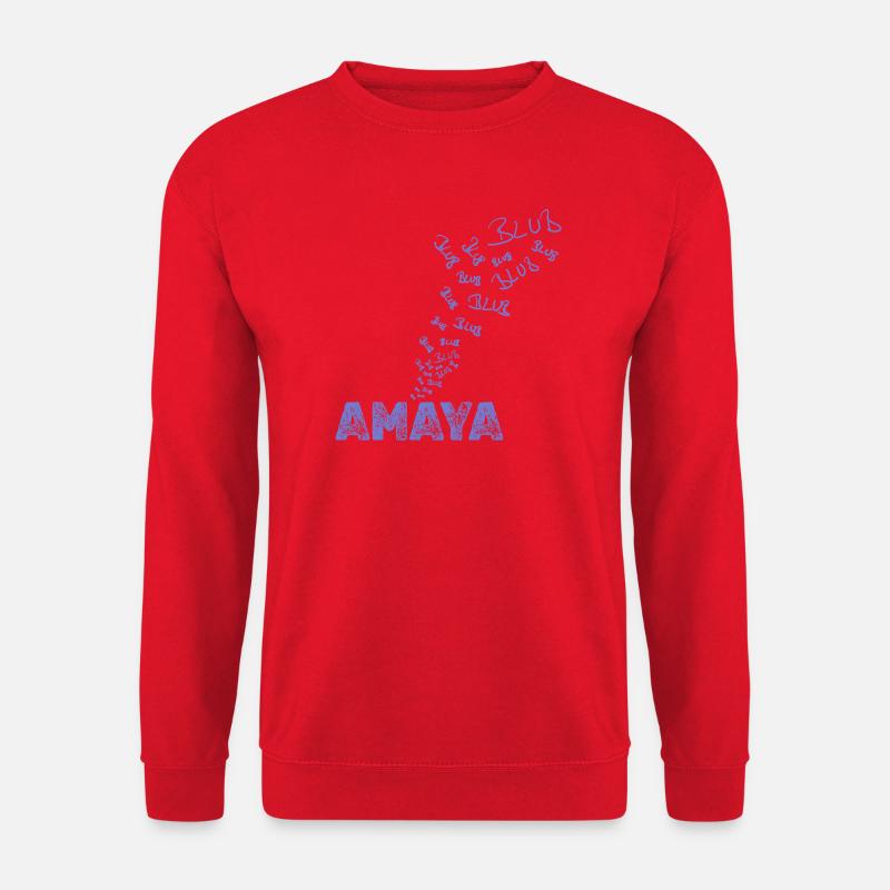 Geschenk für Amaya - Unisex Pullover - Rot