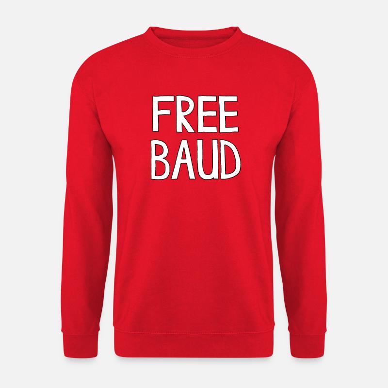 BAUD LIBRE - Sweat-shirt Unisexe - rouge