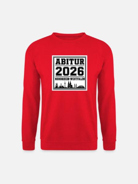 Abitur-2026-NRW - Unisex Pullover - Rot