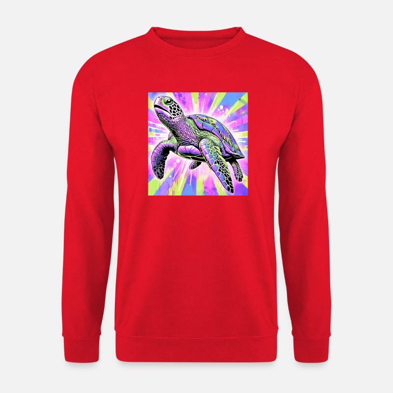 Schildkröte - Unisex Pullover - Rot