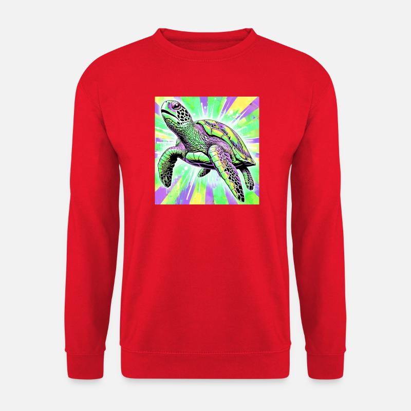 turtle - Unisex Sweatshirt - red