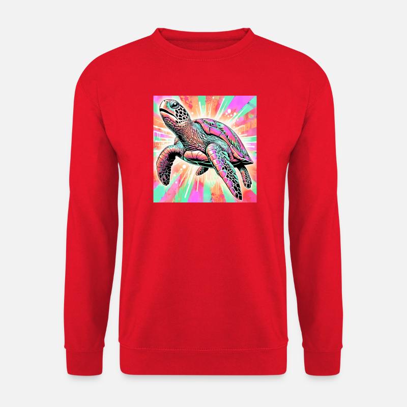 turtle - Unisex Sweatshirt - red