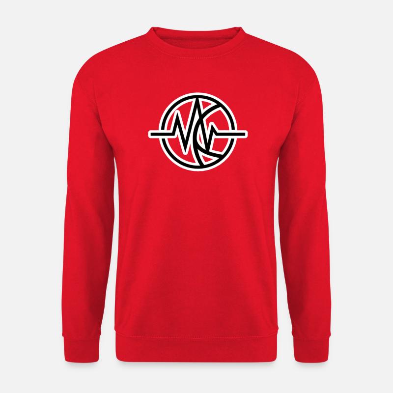 Basketball Energiefluss  - Unisex Pullover - Rot