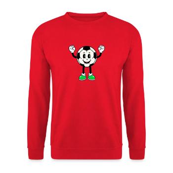 Football Fan - Sweat-shirt Unisexe - rouge - Devant - Alina (178cm) & Michal (187cm)