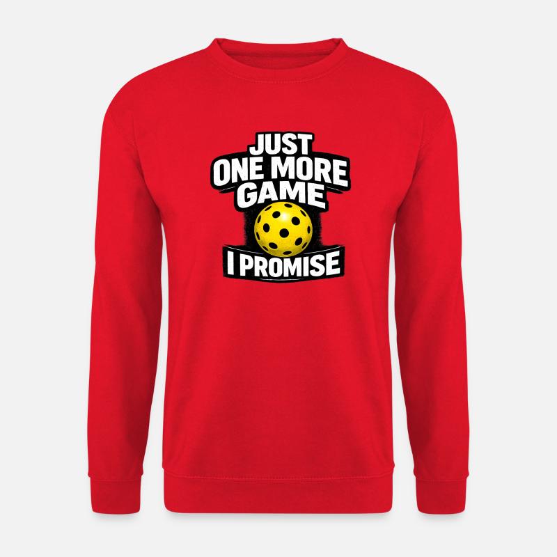Nur noch ein Spiel, ich verspreche - Unisex Pullover - Rot