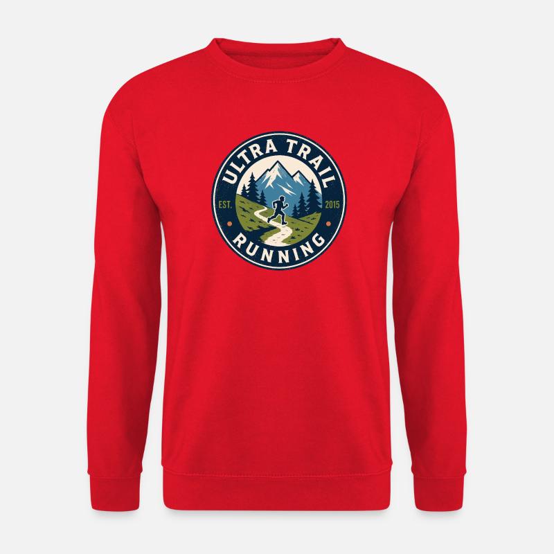 Ultra-Trailrunning - Unisex Pullover - Rot