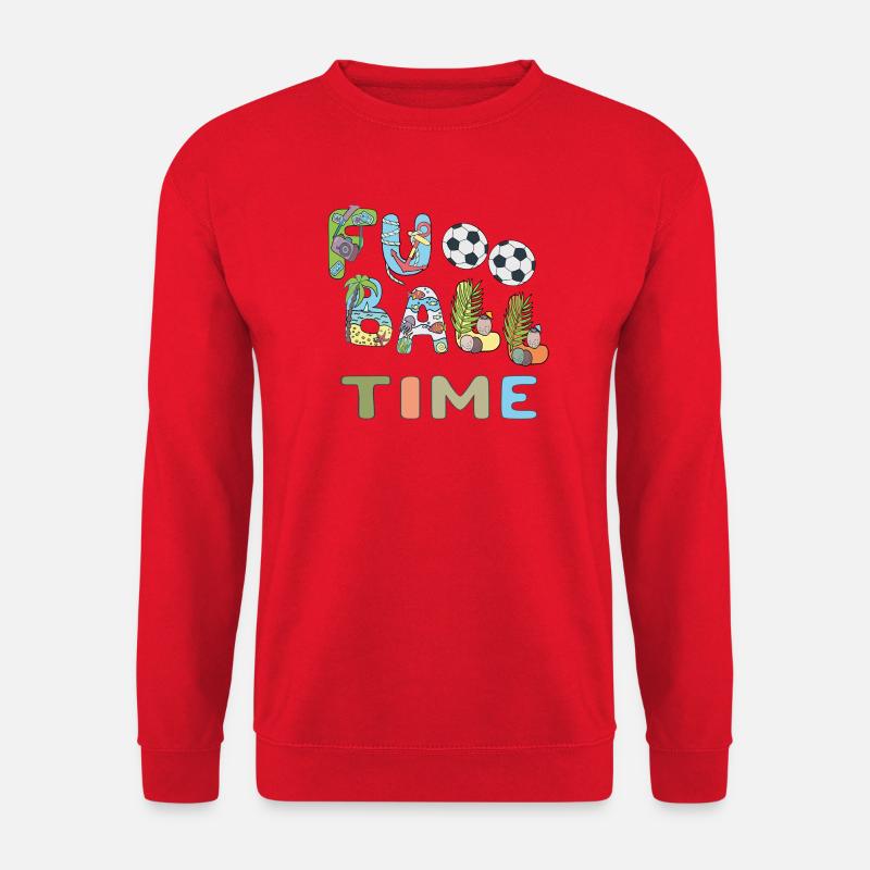 Fußball Time - Unisex Pullover - Rot
