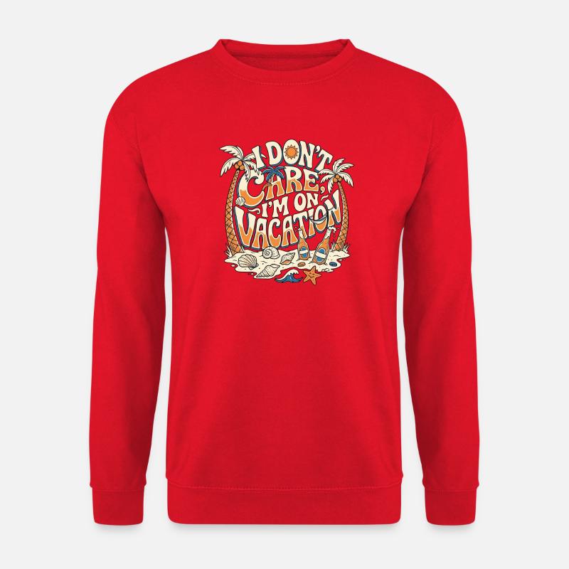 On Vacation - Unisex Pullover - Rot