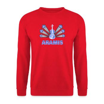 Cadeau pour Aramis - Sweat-shirt Unisexe - rouge - Devant - Alina (178cm) & Michal (187cm)