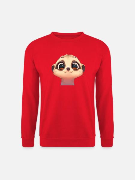 Meerkat Erdmännchen - Unisex Pullover - Rot