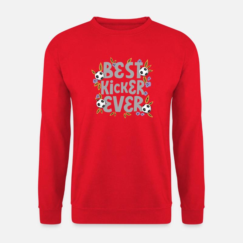 Best Kicker Ever – Fußball - Unisex Pullover - Rot