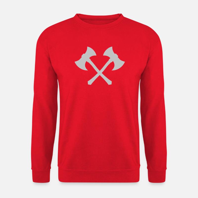 Kreuzaxt - Unisex Pullover - Rot