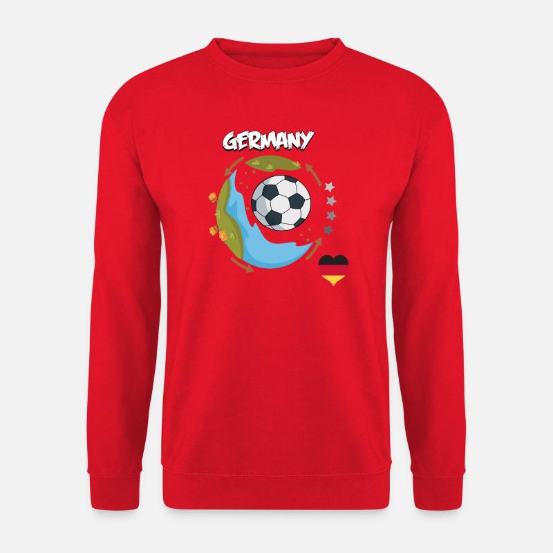  Fußball Deutschland - Unisex Pullover - Rot