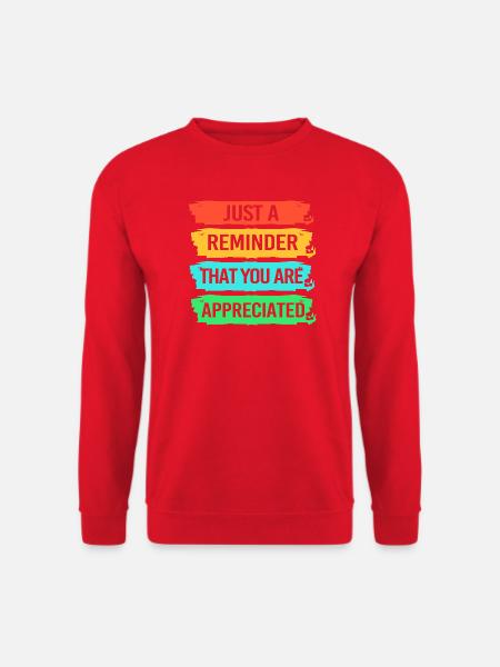 Mitarbeiter der Woche Mitarbeiter des Monats - Unisex Pullover - Rot