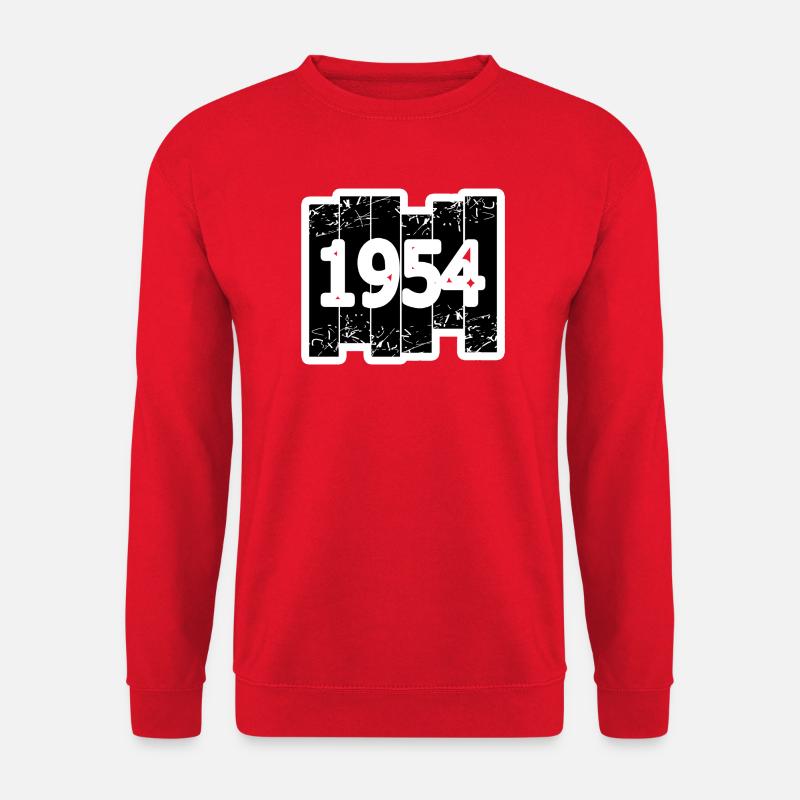 Jahr 1954 - Unisex Pullover - Rot