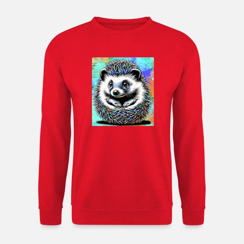 Igel - Unisex Pullover - Rot