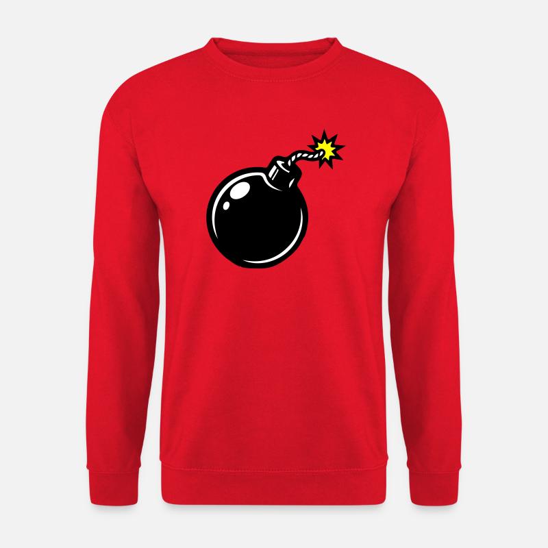 Bombe Comic - Unisex Pullover - Rot