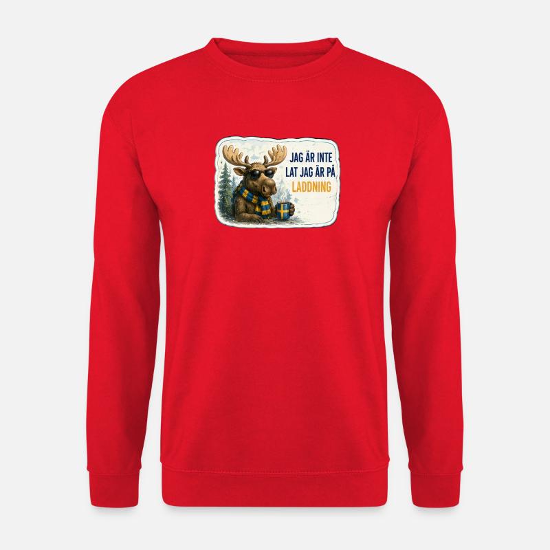 Jag är på laddning - Unisex Pullover - Rot