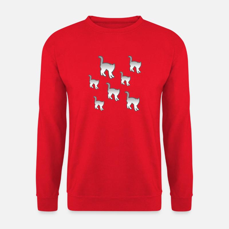 feline - Unisex Sweatshirt - red